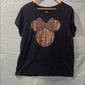 Sparkling Bronze Mini Mouse logo T-shirt